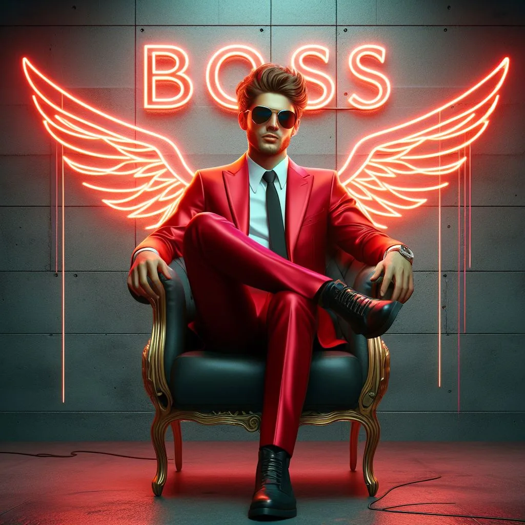 Boss attitude photo boy