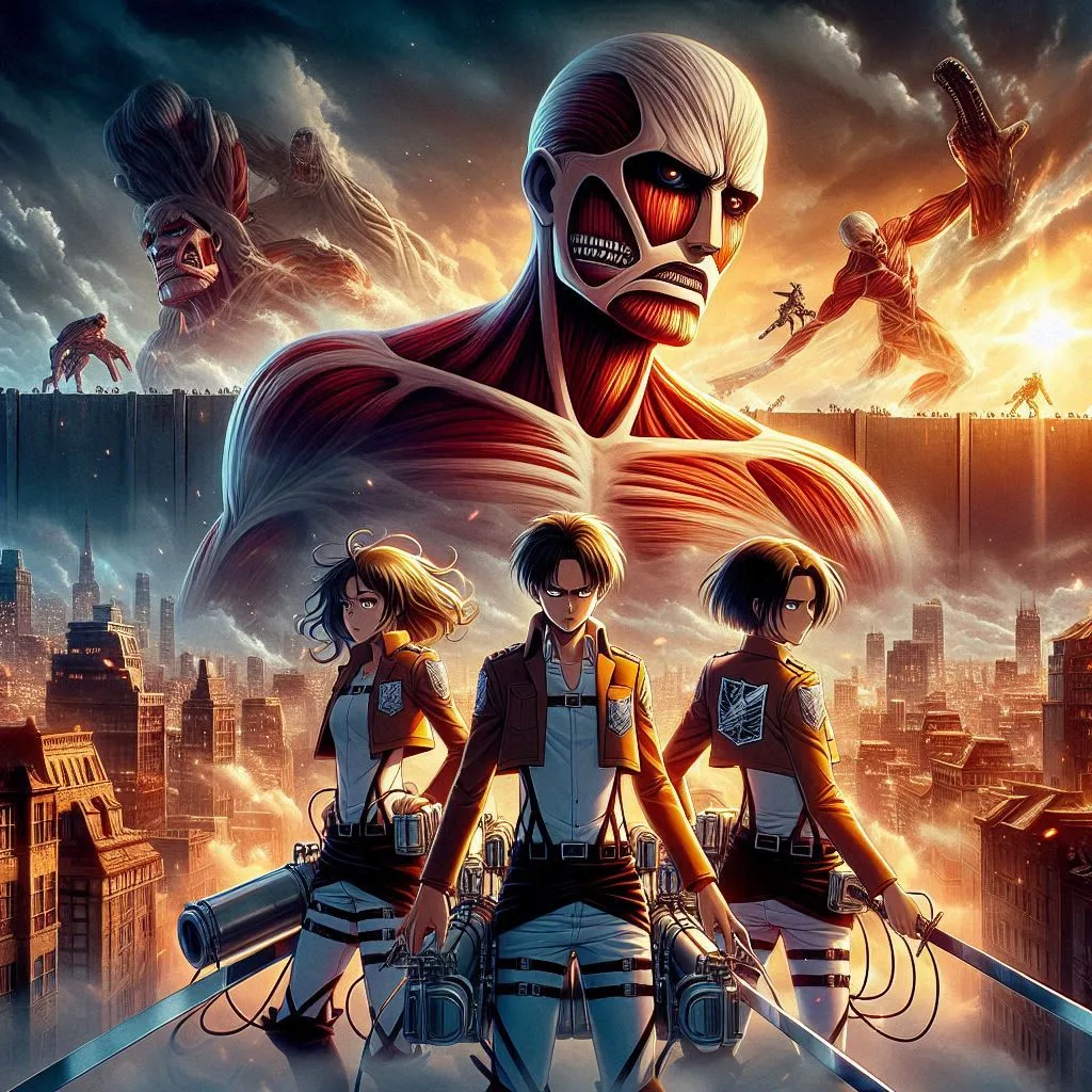 attack on titan desktop wallpaper 4k
