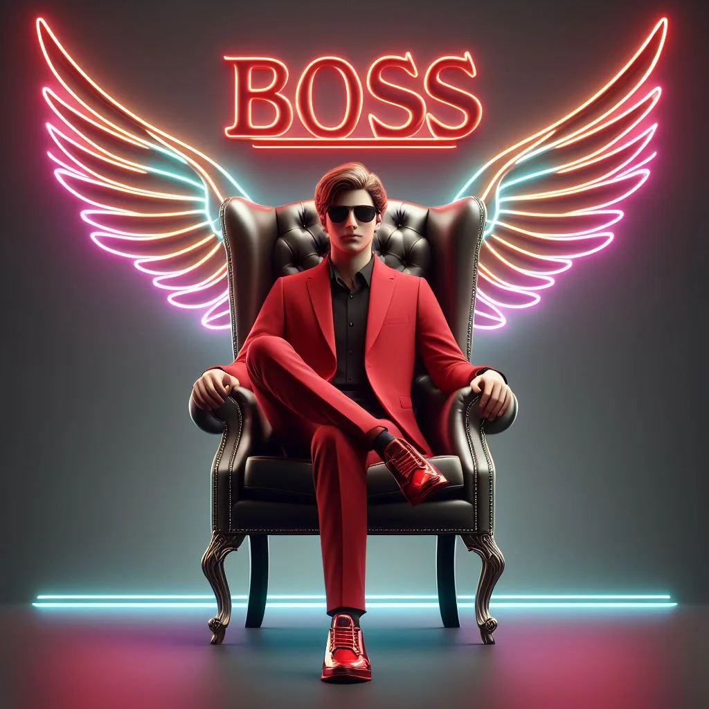 attitude boy Boss photo style