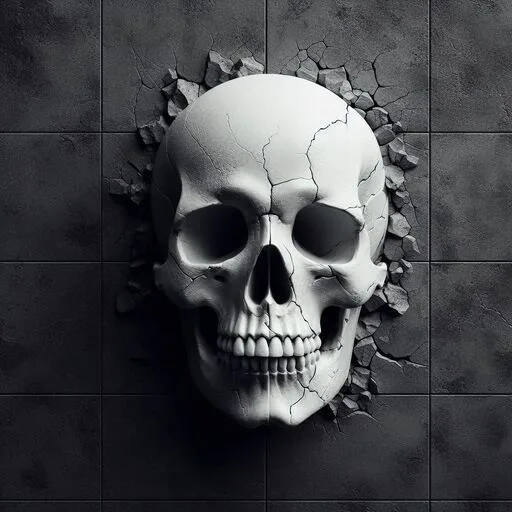black skull wallpaper