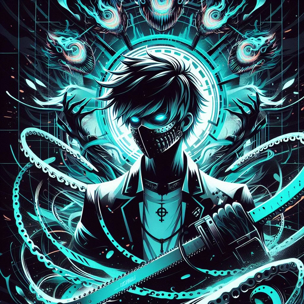 chainsaw man gif wallpaper