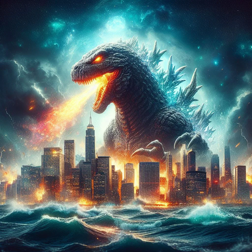 godzilla minus one iphone wallpaper