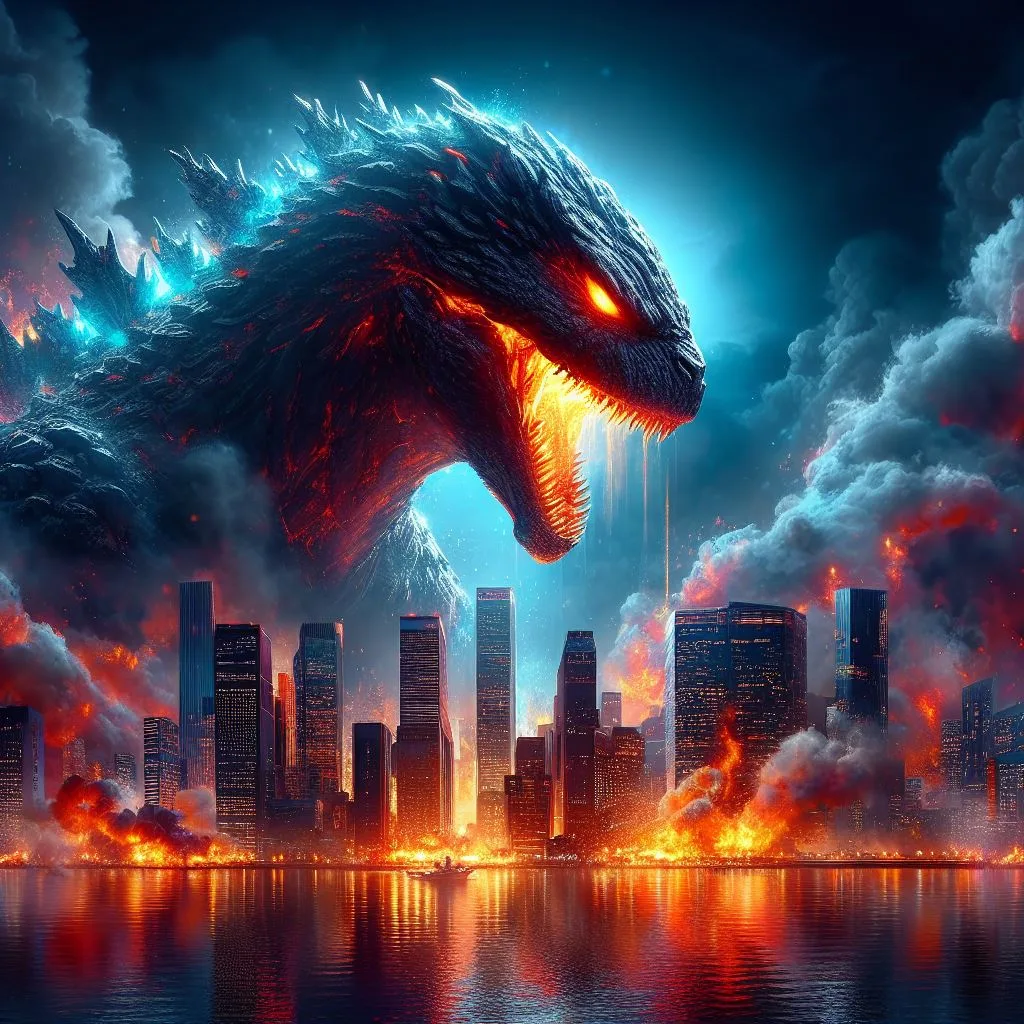 godzilla minus one phone wallpaper