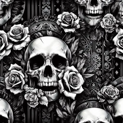 skull background wallpaper