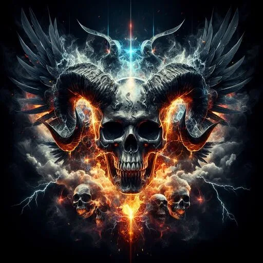 skull wallpaper 4k