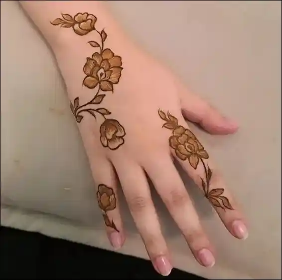 Arabic Mehndi Design Image