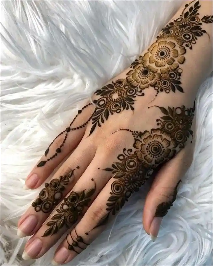 Arabic Mehndi Design Image