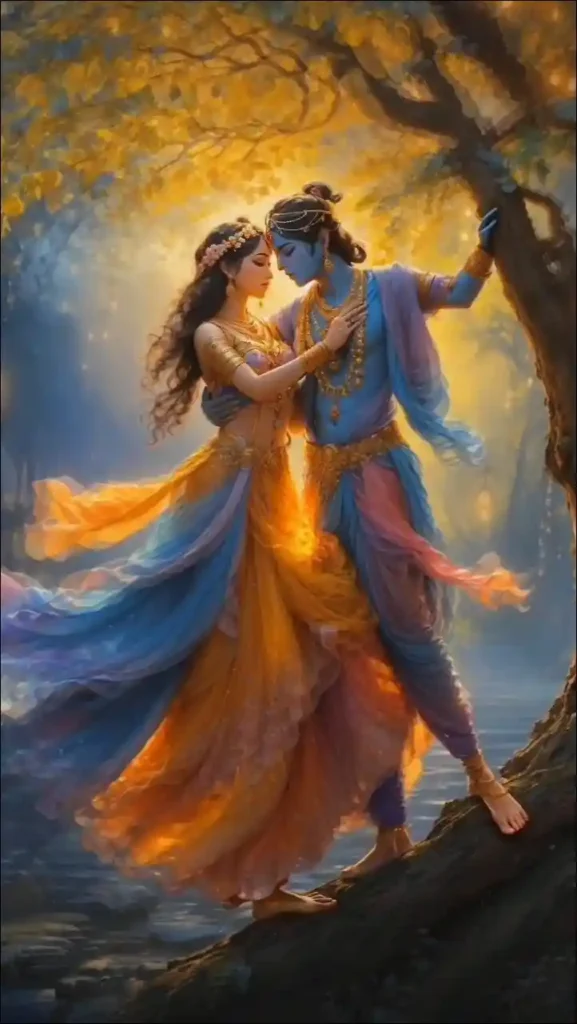 Radha Krishna Love Image