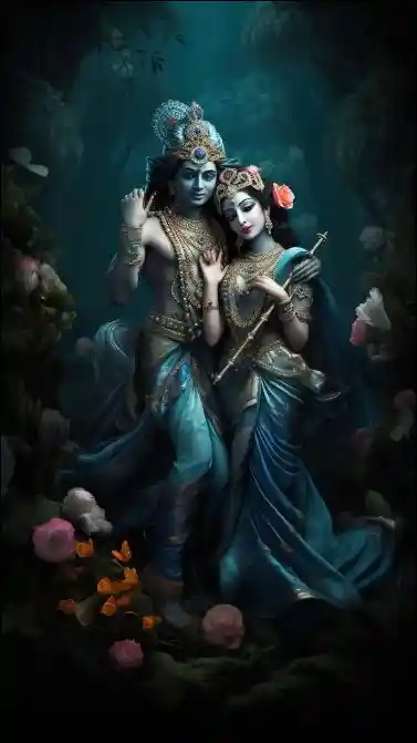 Radha Krishna Love Image