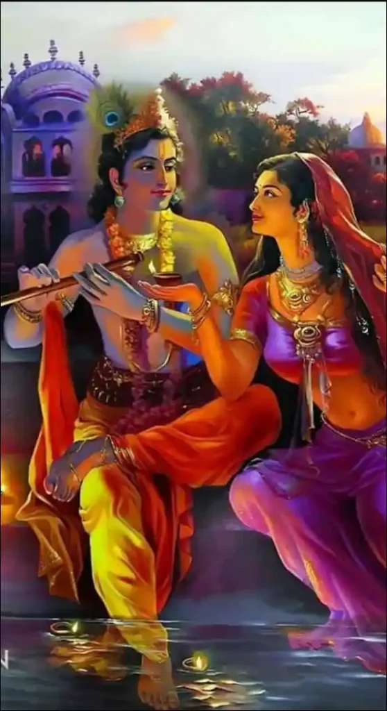 Radha Krishna Love Image